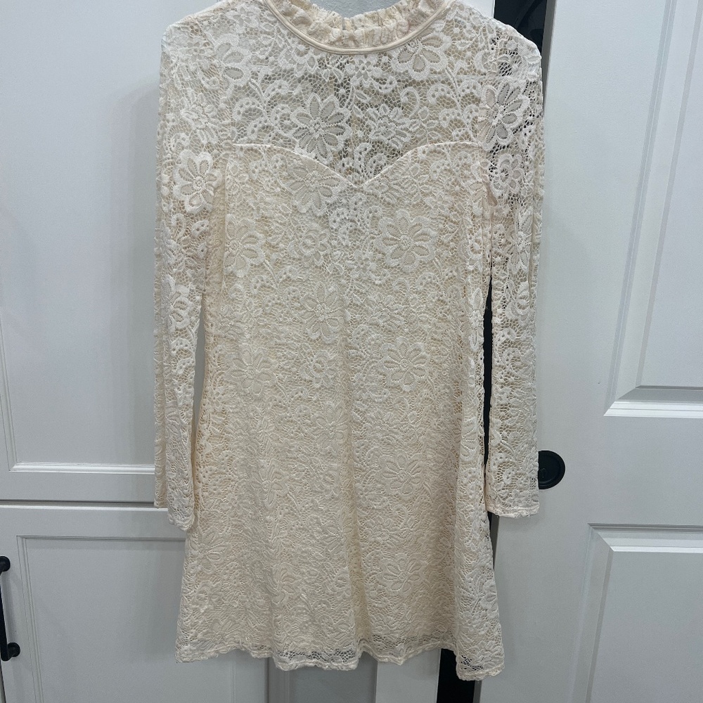 Ivory lace dress